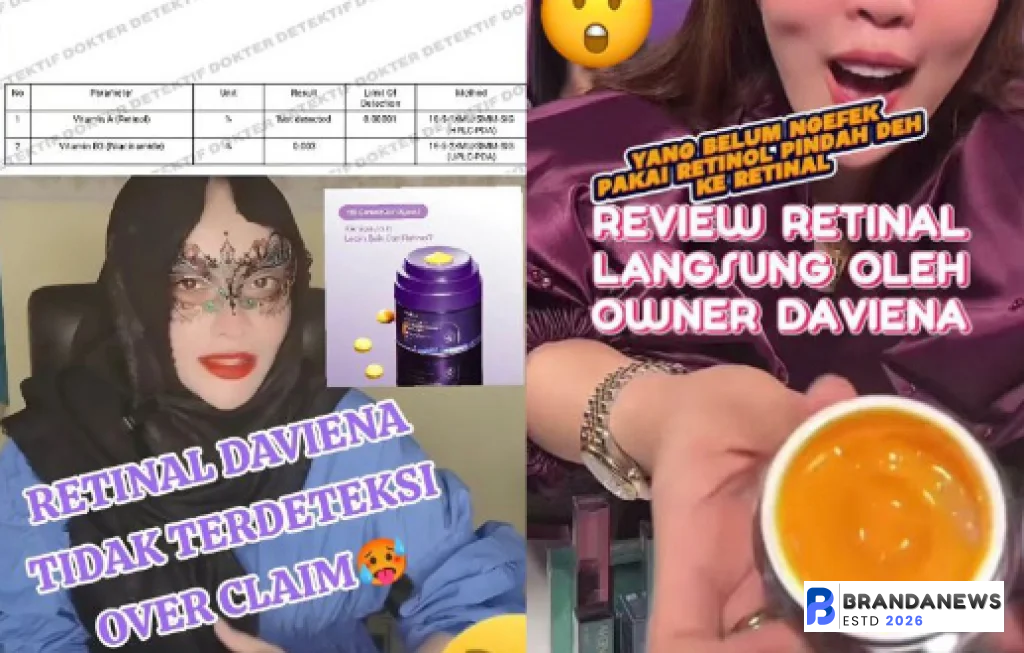 Daviena Skincare Overclaim BPOM