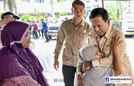 Prabowo Temui Korban Banjir