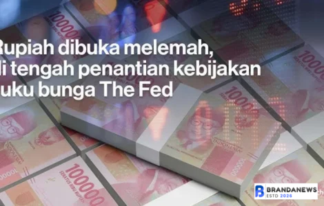 Rupiah Melemah Akibat Suku Bunga Fed