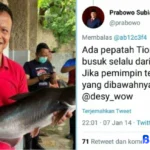 cuitan lawas prabowo soal korupsi