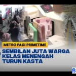 kelas menengah turun
