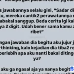 jujur ke pacar dari awal