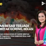 kebakaran pabrik minyak goreng bekasi